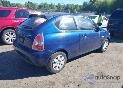 2011 Hyundai Accent Gs z USA, uszkodzony, nr VIN KMHCM3AC7BU187336